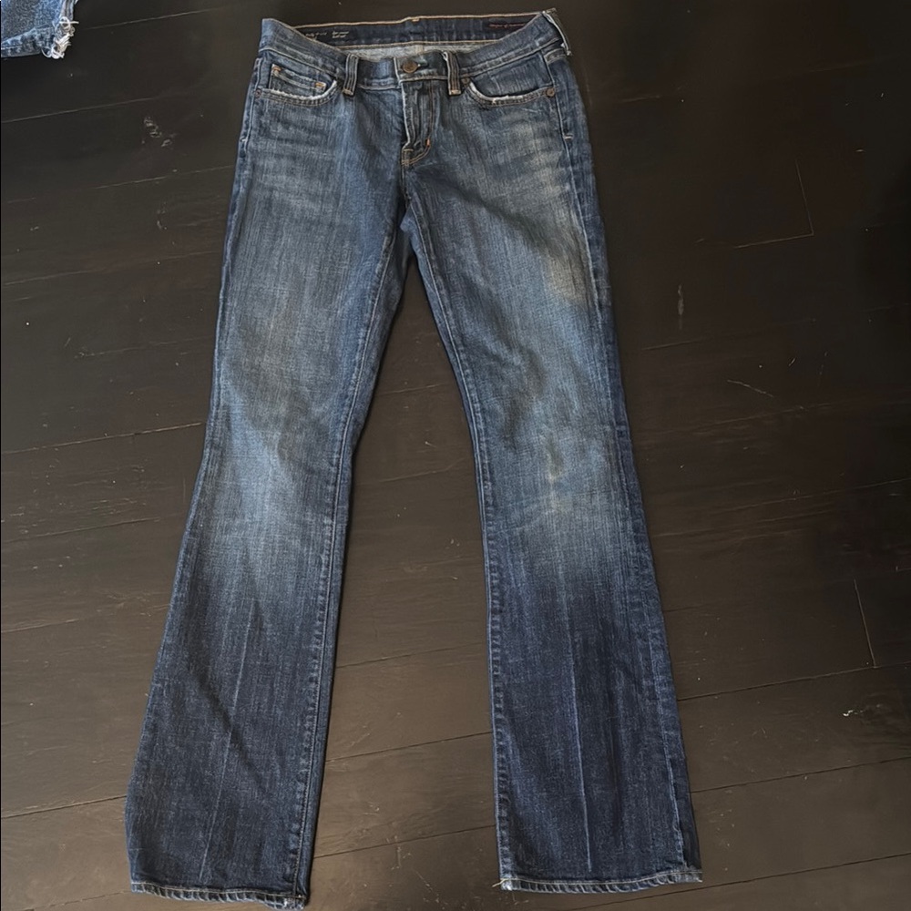Citizens of Humanity low waist boot cut jeans
